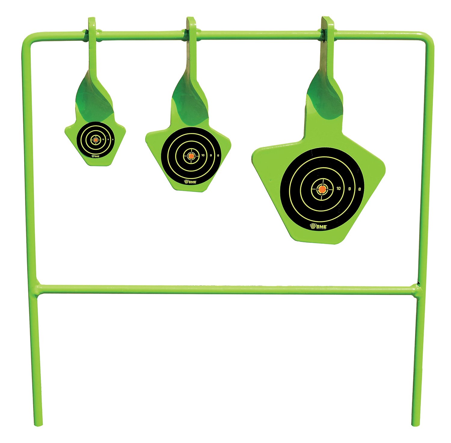 Buy Shooting Made Easy SMEST22 Spinning Target Steel Black/Green .22 Caliber online
