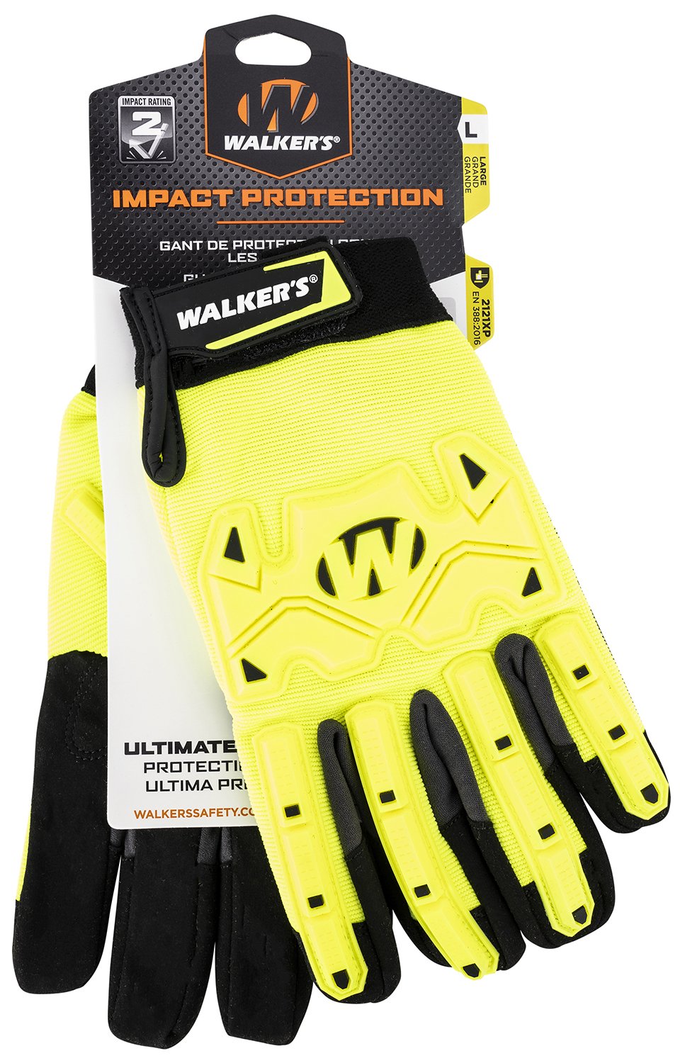 Buy Walker's GWPSFHVFFIL2SM Impact Protection Yellow/Black... online