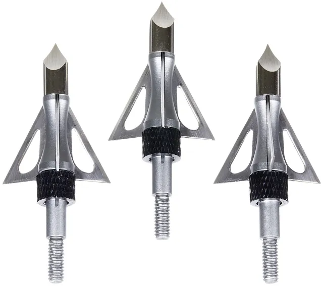 Stryke Impact Broadheads 100 gr. 3 pk. 1" Cutting Diameter Stainless Steel Blades