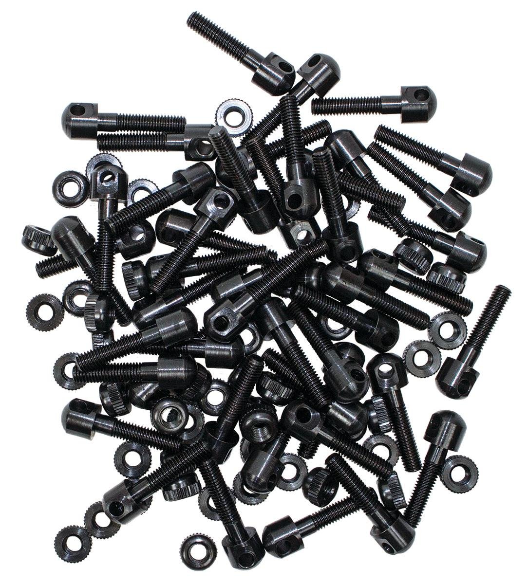 GrovTec GTHM54 7/8" Machine Screws Swivel Studs & Nuts, 48 Count - Grovtec