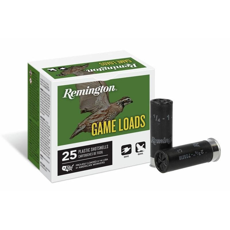 Remington Lead Game Load 16 ga 2 3/4 2 1/2 dr 1 oz #6 1200 fps - 25/box - Remington Arms Company, LLC - 16 GAUGE