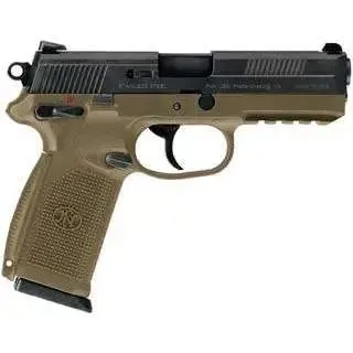 FNX-45 DA/SA MS FDE/BLK PSTL 2X10RD - FN America - .45ACP for sale at Bang-Bang Tactical