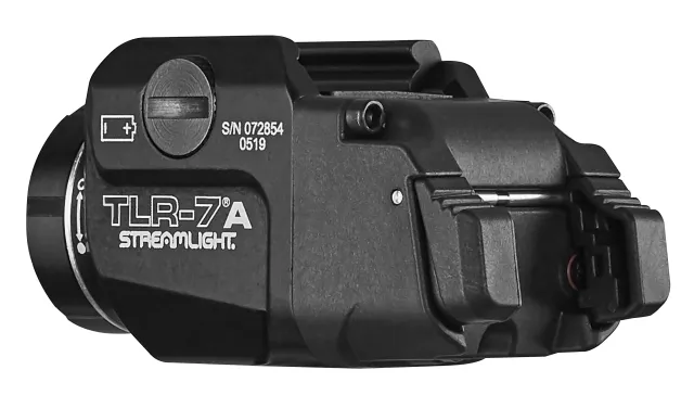 Streamlight TLR-7AH 500 Lumens Weapon Light: Aircraft Aluminum, CR123A Battery - Streamlight