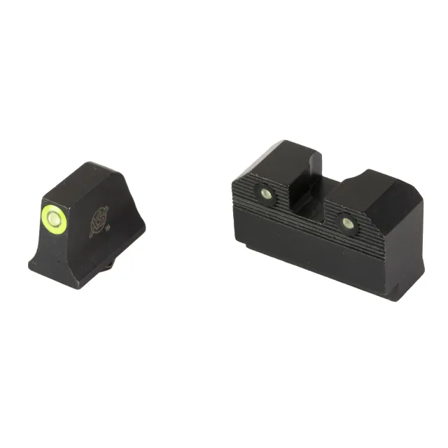 XS Sights GL-R205P-6G R3D 2.0 Night Sights, Suppressor Height, Green - XS Sight Systems