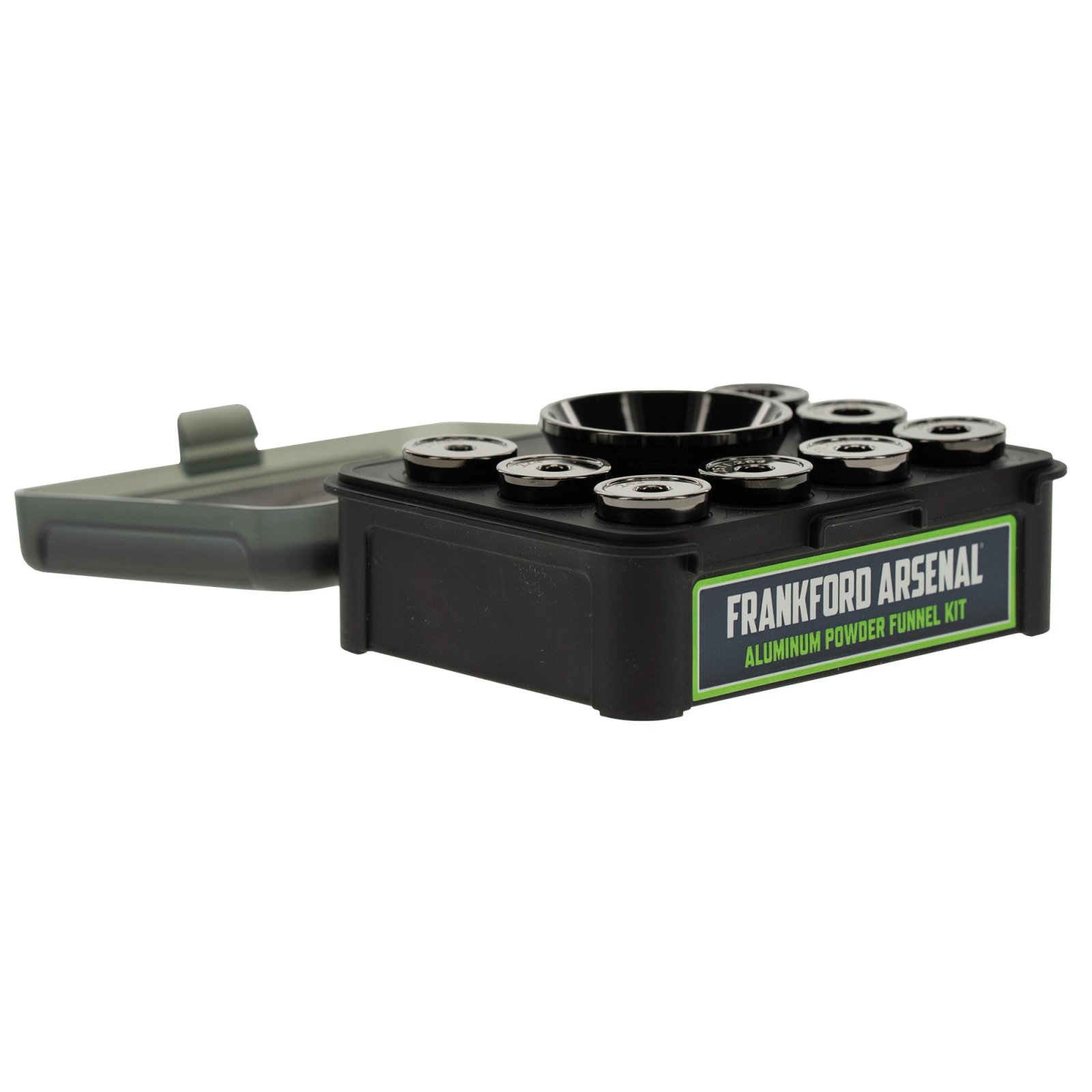 Frankford Arsenal 1136021 Powder Funnel Kit Multi-Caliber Aluminum Black - Frankford Arsenal - Multi