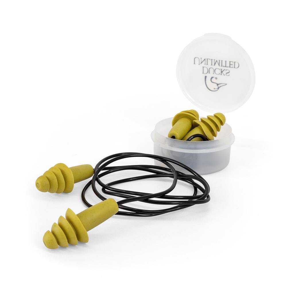 Buy Ducks Unlimited Reusable Earplugs 27dB Green 2/pr with Case online