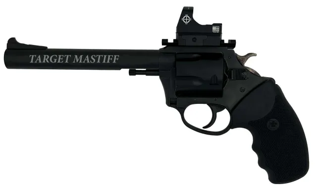 Charter Arms Target Mastiff Revolver .357 Magnum 6 in Black Nitride 5 Shot - CHARTER ARMS - 357 MAG