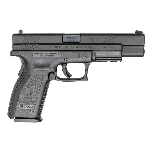 Springfield Armory XD9402 XD Tactical .40 S&W, 5" Barrel, Black Polymer Frame, Steel Slide, 10-Round Capacity, Fixed Sights