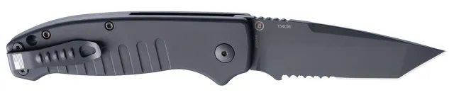 Hogue Ballista-I Automatic Tanto Knife 3.5" Serrated Black Blade - Hogue