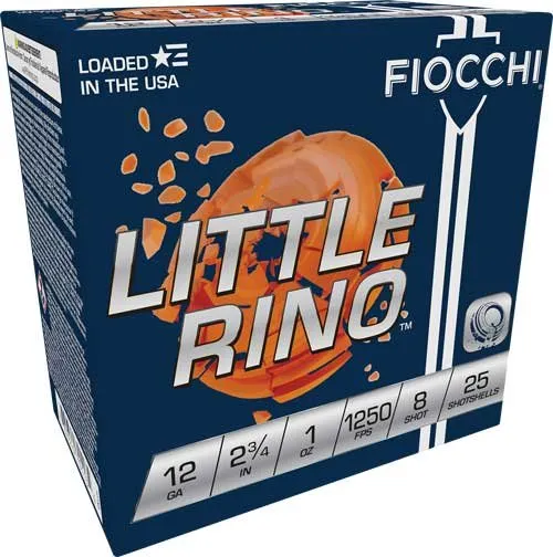 12 Ga Lead-8 oz 2-3/4" 250 Rds Fiocchi Ammo Shotgun