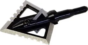 Magnus Broadheads Black Hornet 4-Bld Serrate 100Gr 1 1/4" 3PK BHSR1004 - Magnus Bullet Company