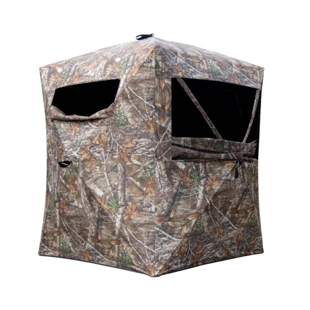 Rhino R102 2 Man Blind 810147720811 - Durable Camouflage Hunting Shelter - Rhino Blinds