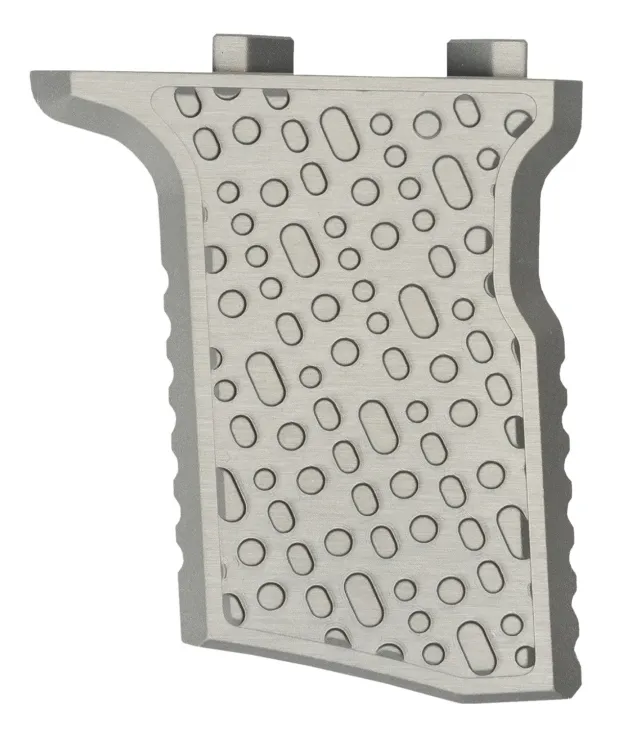 Q Deluxe Q-Sert Vertical Grip Silver Anodized Aluminum - Q