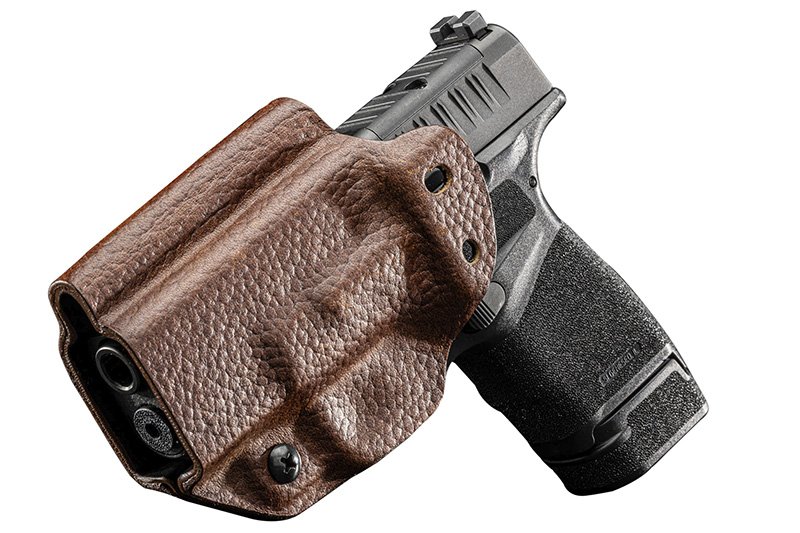 Buy Mission First Tactical H3 Leather Hybrid Holster IWB/OWB Brown online