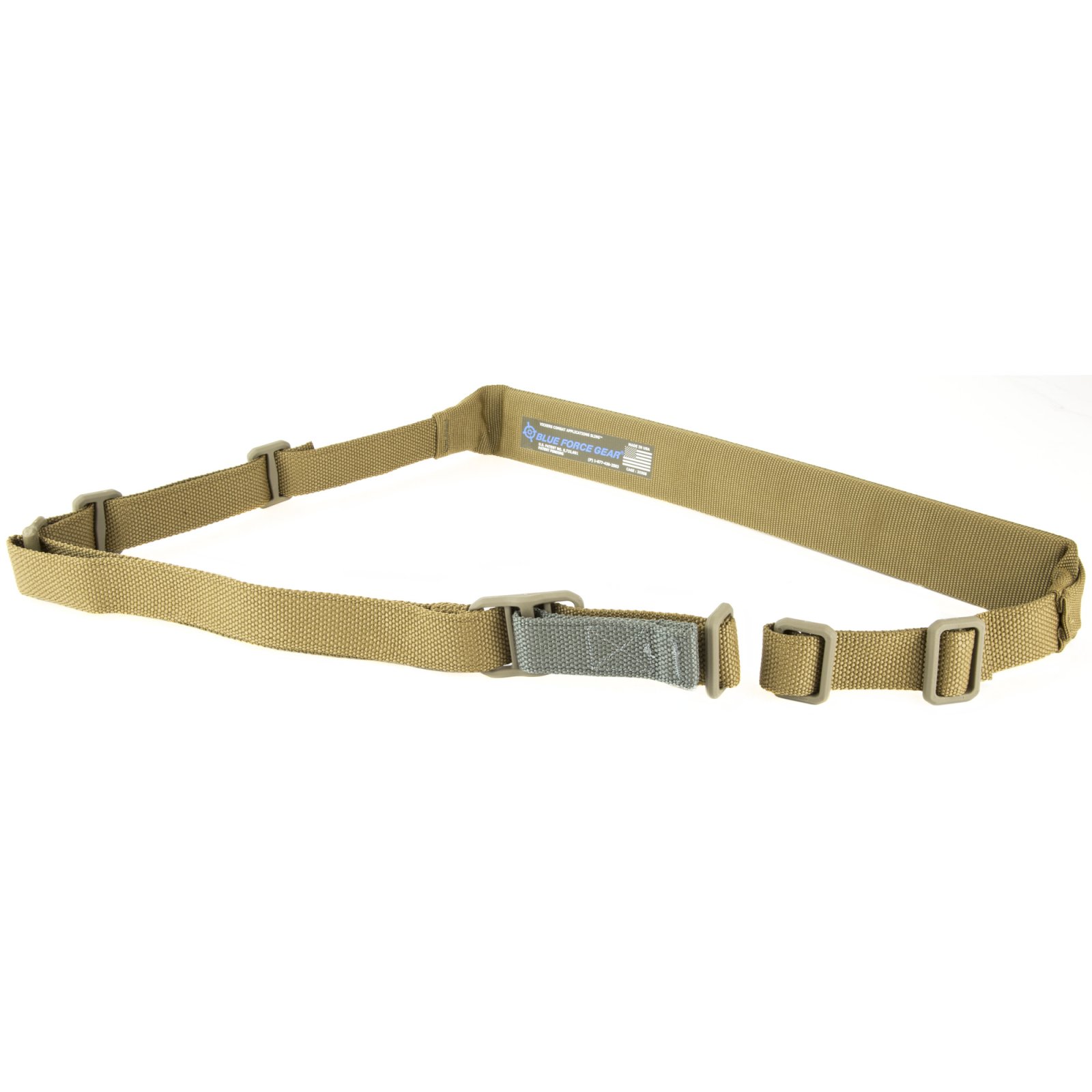 Blue Force Gear VCAS-200-OA-CB Vickers Sling Coyote Brown 57"-67 - Blue Force Gear