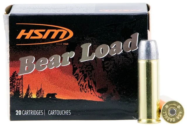 HSM Ammunition Bear Load .454 Casull 325gr WFN Brass Cased - HSM Ammunition - .454 CASULL