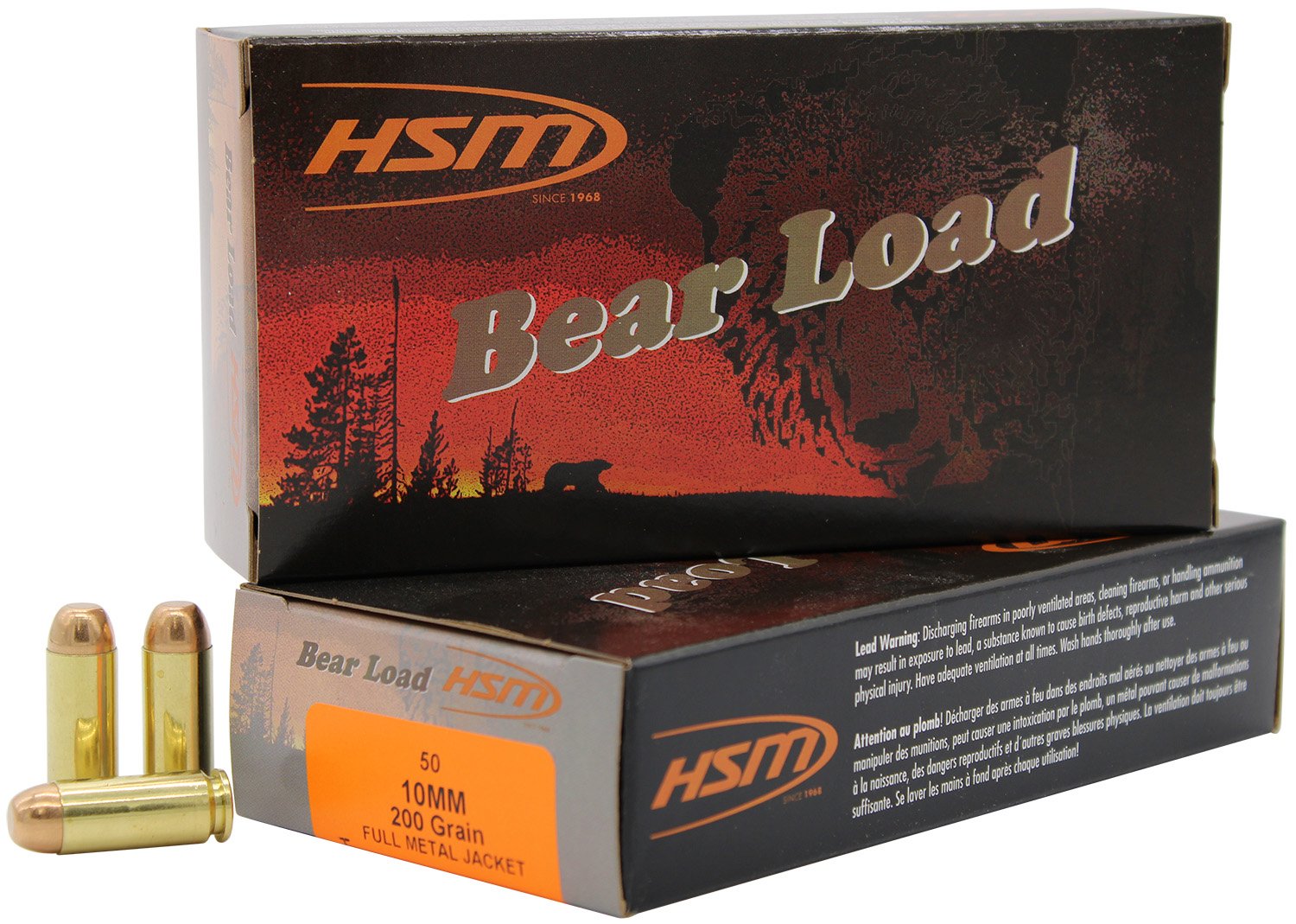 Buy HSM 10MM8N 10mm Auto 200gr FMJ Ammo 50 Rounds 1093fps 531ft-lbs online