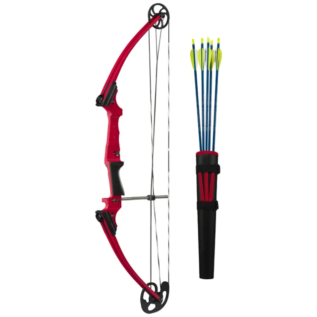 Buy Genesis 10930 Bow Set Red RH, 10-20 lbs, 15-30" Draw, 35.5" Axle-to-Axle online