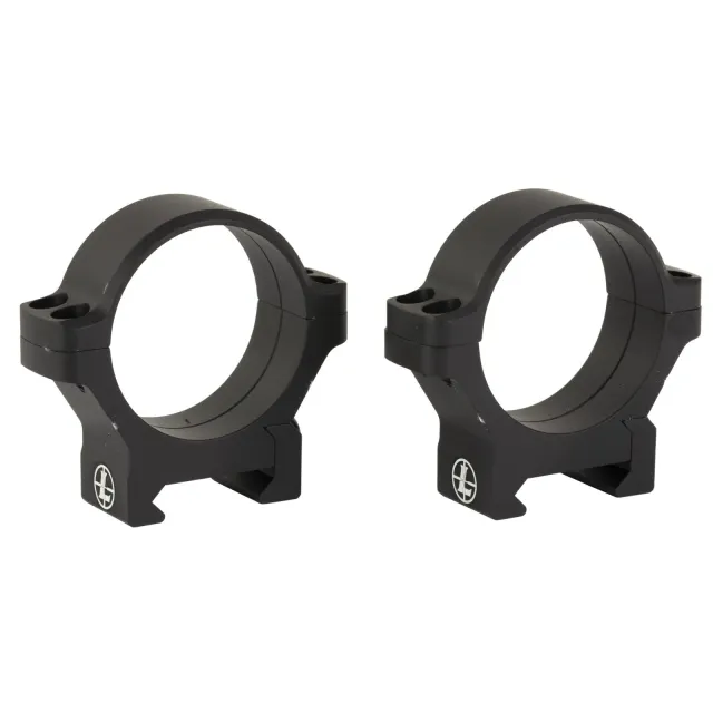Leupold BackCountry 35mm Cross-Slot Rings, Medium Height, Matte Black