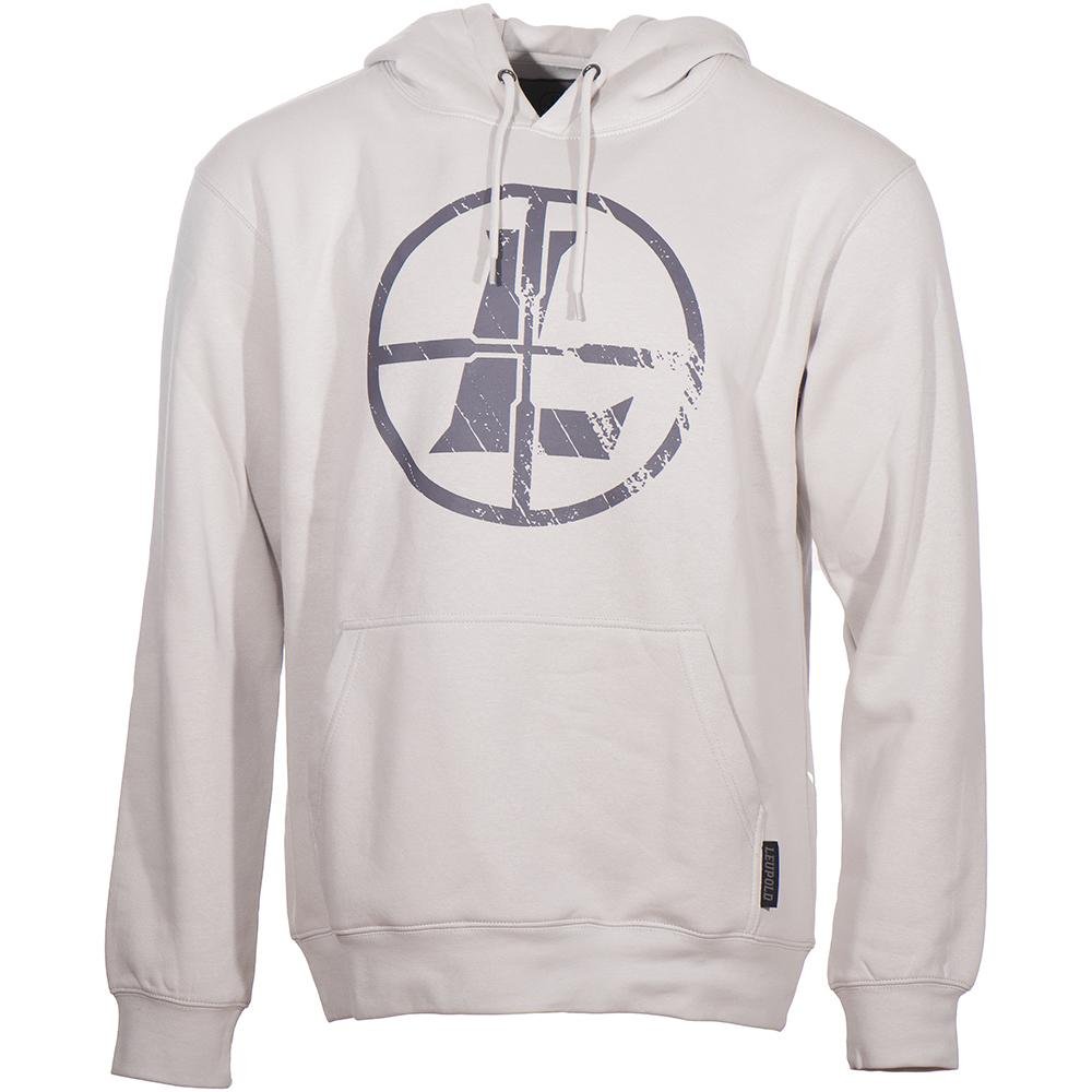 Leupold 185893 Distressed Reticle Hoodie Bone M Midweight Sweatshirt - Leupold & Stevens