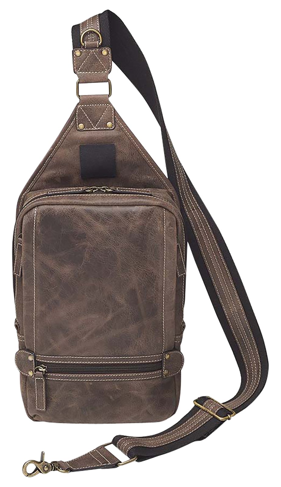 Gun Tote'n Mamas-Kingport GTMCZY108 Sling Backpack Brown Leather Includ... - GTM