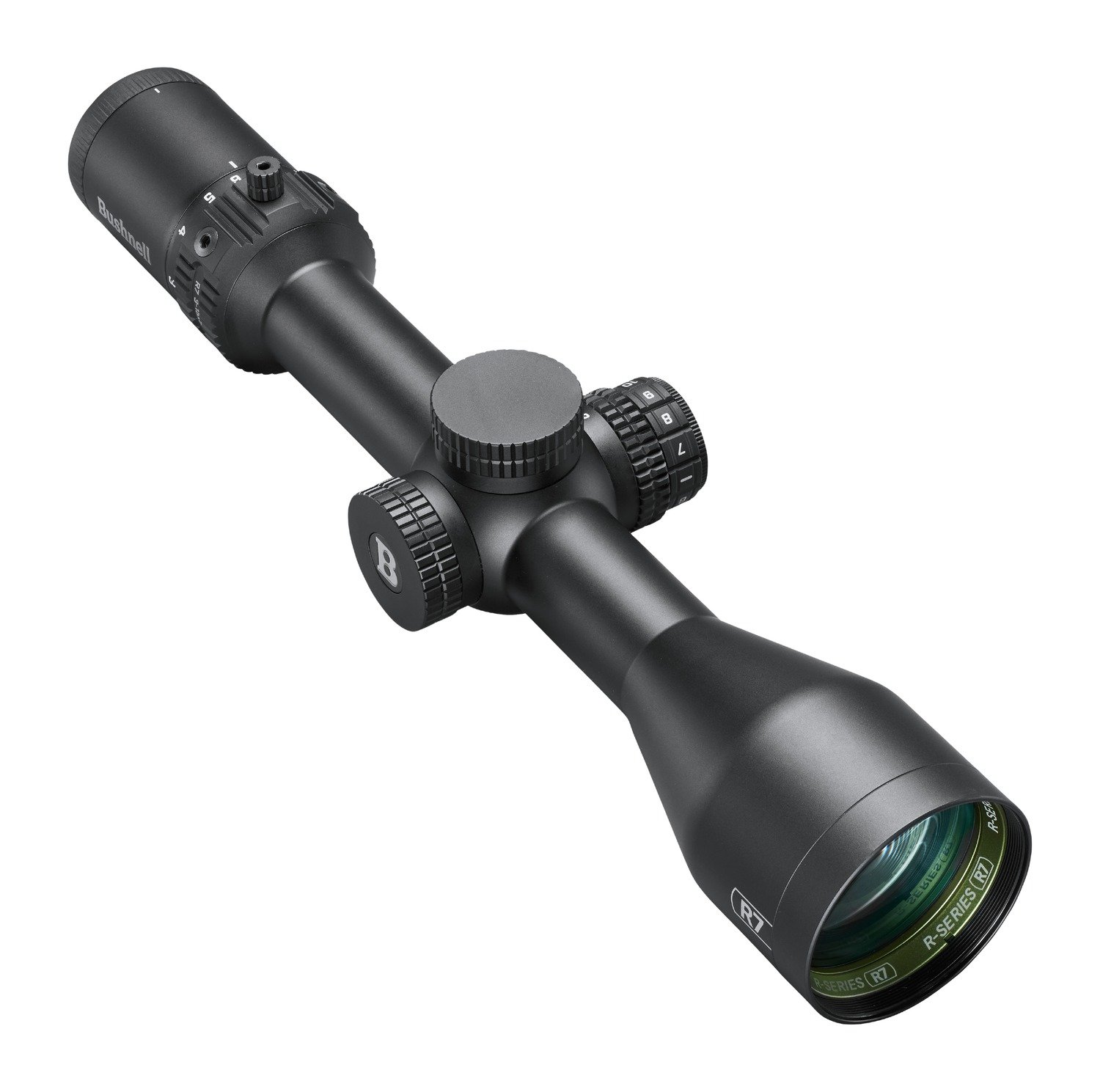 Buy Bushnell R7-31550A2 R7 Riflescope Black Capped Target Turret SFP MOA Fiber Dot w/ Holdover ILLUMINATED FIBER MOA online