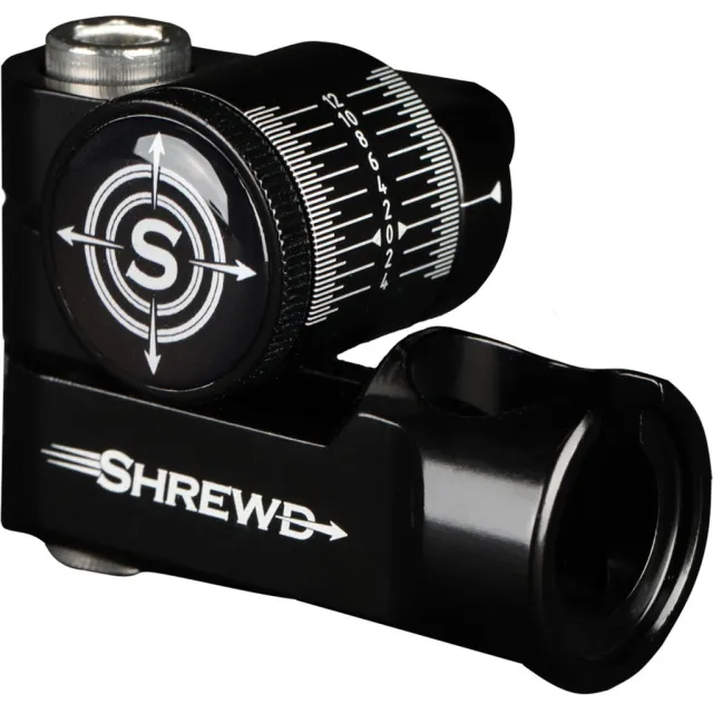 Shrewd SMAVB1ATLASBK Atlas V-Bar Gloss Black Single Hybrid Clamp System - Shrewd Archery for sale at Iron and Lace