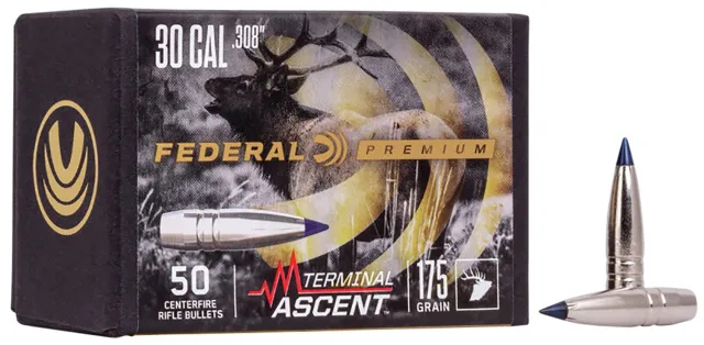 Federal PB308TA3 Premium Terminal Ascent 30Cal 215gr 50/Box