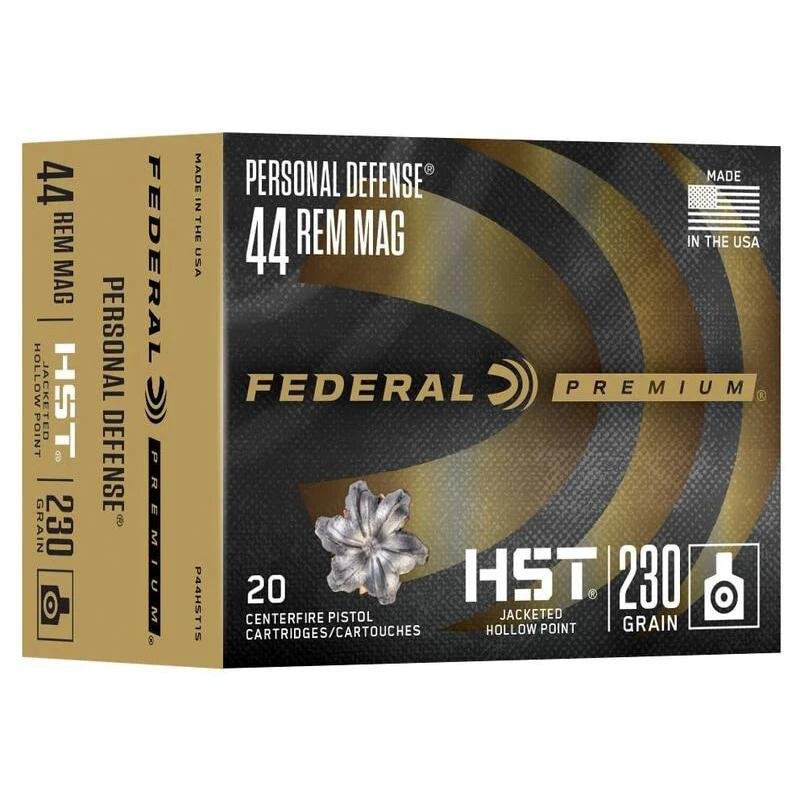 Buy Federal Premium P44HST1S 44 Rem Magnum 230gr JHP 20 Rounds online