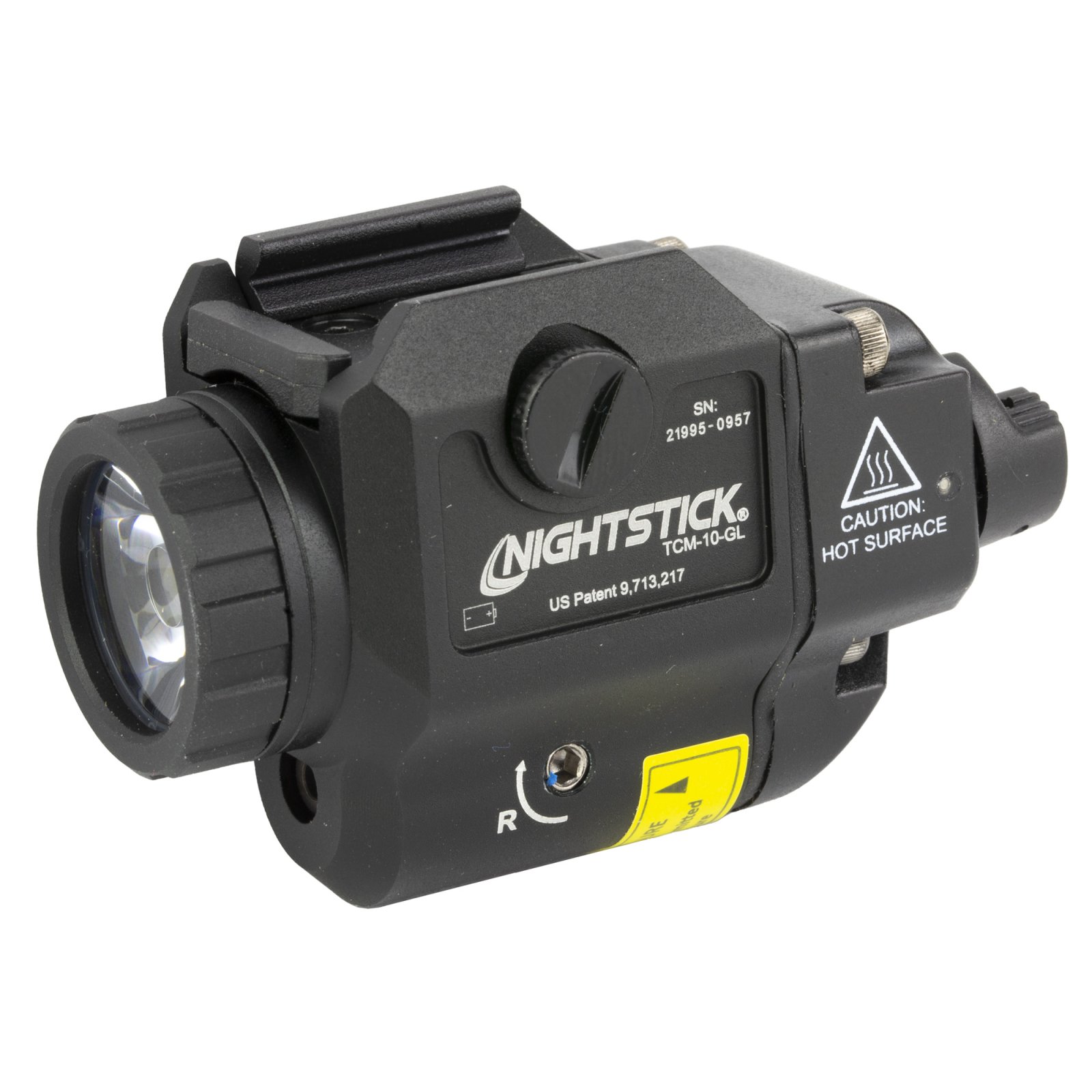 Nightstick TCM-10-GL LED Pistol Light Green Laser 650 Lumens - Nightstick
