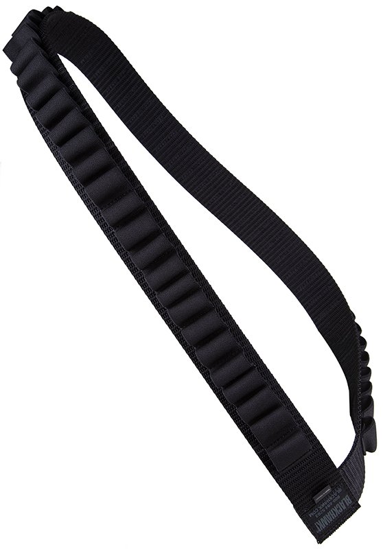 Blackhawk 43SB55BK Shotgun Bandoleer Black Nylon 55rd Over Shoulder - Blackhawk