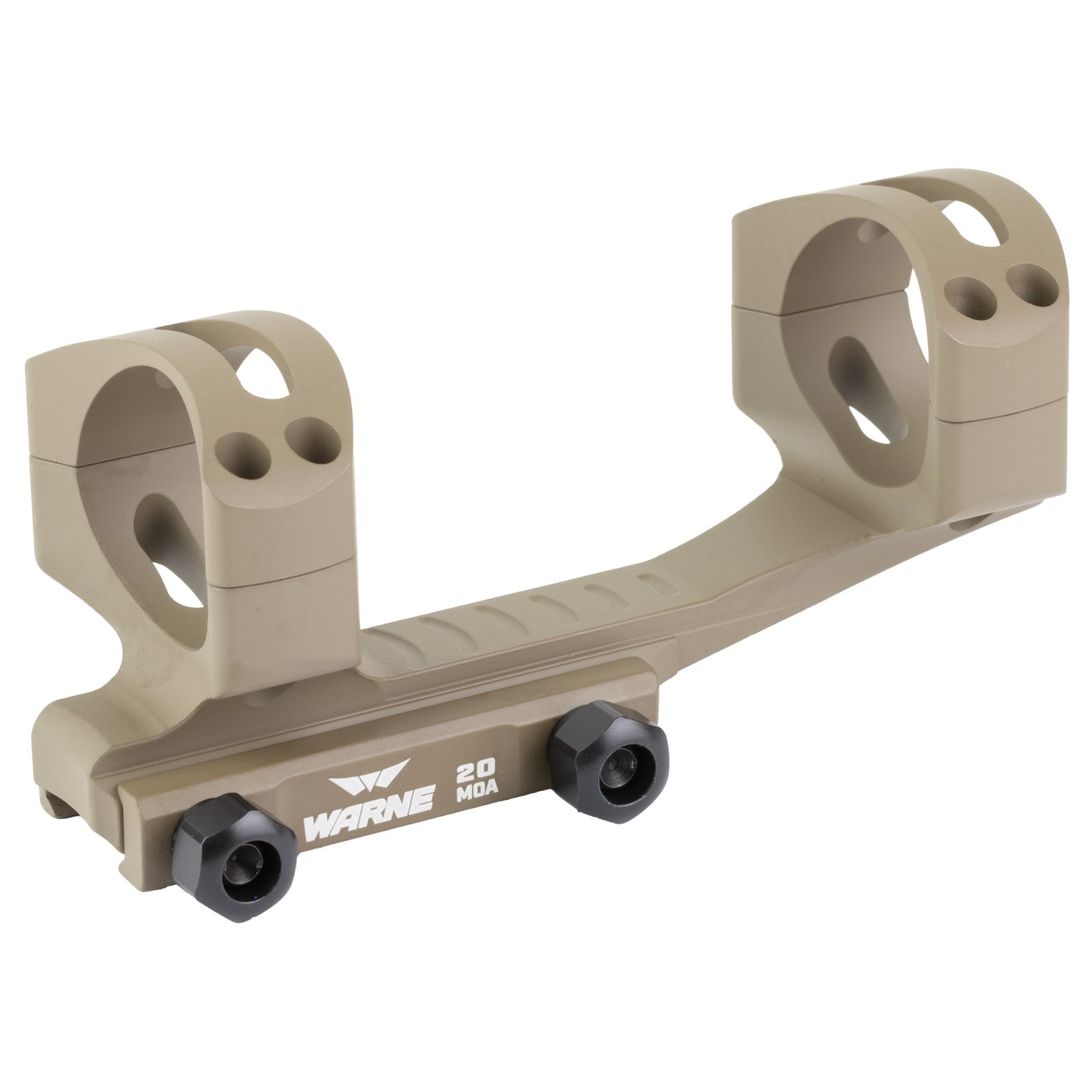 Warne X-SKEL 34mm 20MOA Picatinny Mount Dark Earth LRSKEL34DE - Warne
