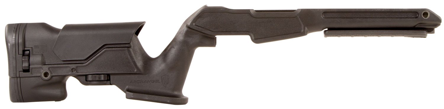 Archangel AAP1022 Stock Ruger 10/22 Black Synthetic Adjustable 13-14.25 in - ProMag Industries
