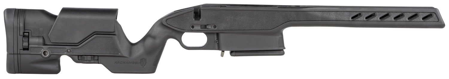 Archangel AAS111MLA Precision Stock, Lightweight Aluminum, Black Synthetic Finish, Savage 110/111 Long Action, .300 WIN Mag, Adjustable Design, USA Made - Pro-Shot Products