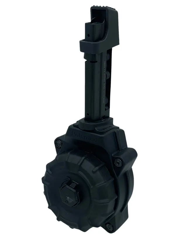 ProMag DRMA114 30rd Drum 9mm S&W M&P Shield EZ Black Polymer - Pro-Shot Products - 30RD