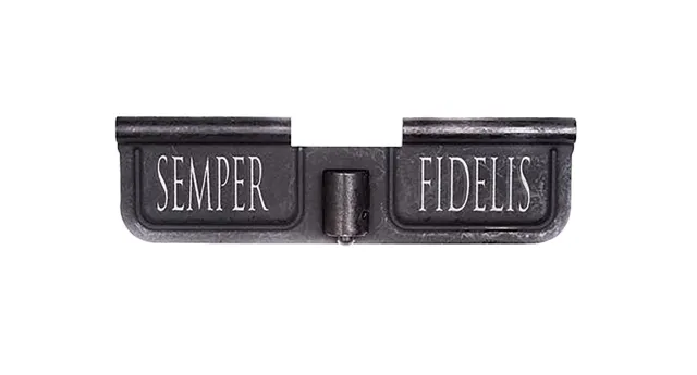 Spikes SED7008 Ejection Port Door Semper Fidelis AR-15 Black Phosphate Steel - Spike's Tactical