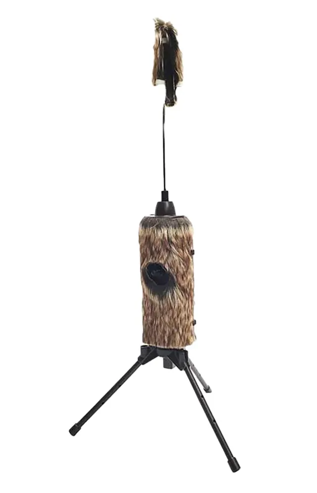 Mojo Outdoors Fuzzy Critter Predator Decoy Brown with Tripod - Mojo Outdoors