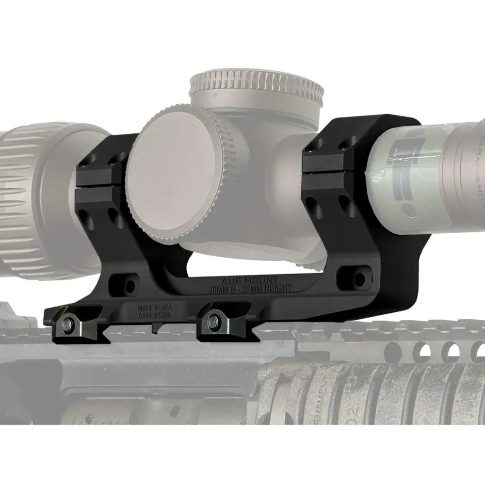 Reptilia 100116 AUS Optic Mount Black 30mm 7075-T6 Aluminum Picatinny - Reptilia