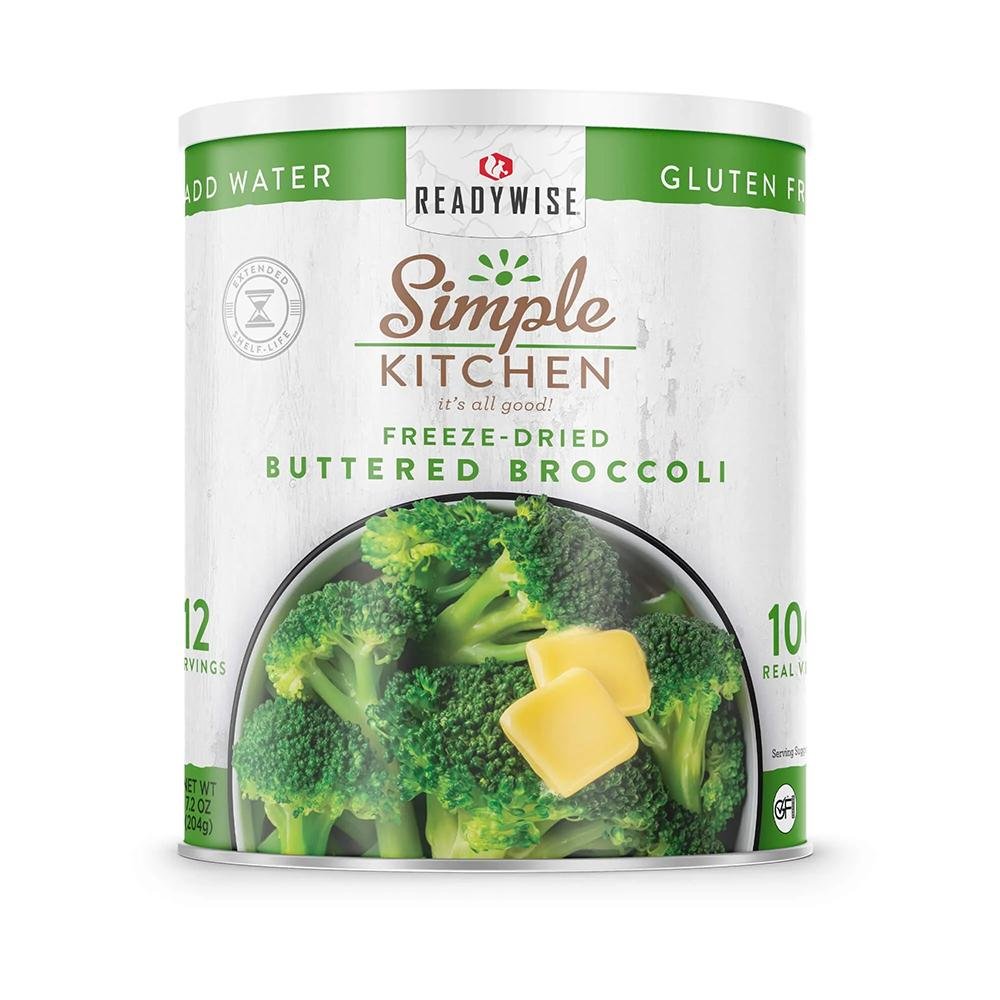 Buy Readywise Simple Kitchen Freeze Dried Buttered Broccoli 20 Serving online
