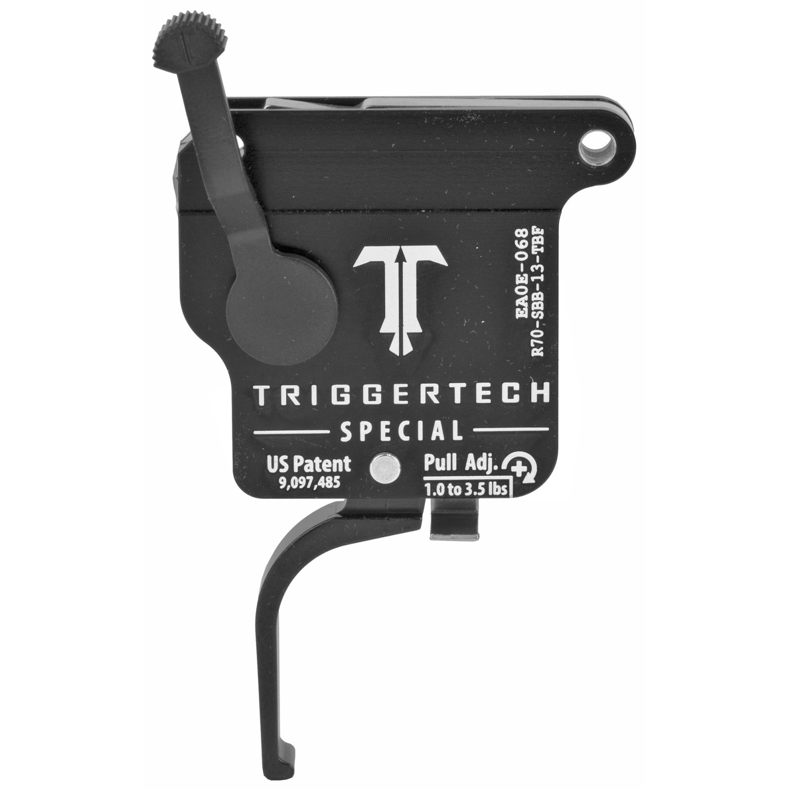 TriggerTech R70SBB13TBF Single-Stage Flat Trigger 1-3.5 lbs Remington 700 - TriggerTech