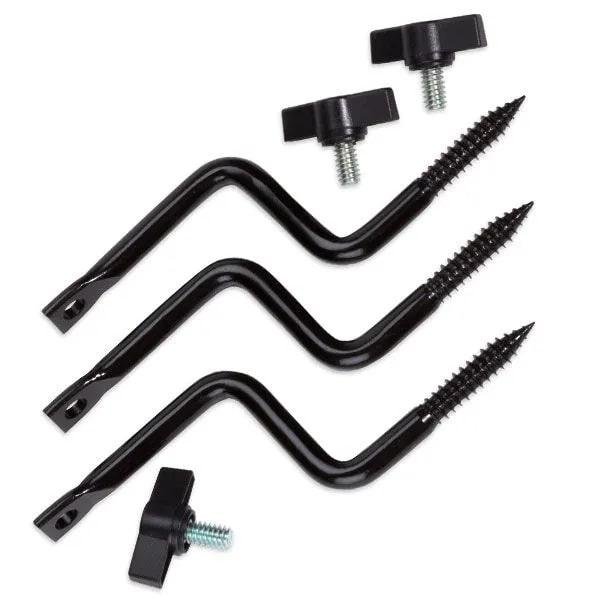 Buy Moultrie MFHP12571 EZ Tree Mount, Black Steel, 3-Pack, Weather-Resistant, Easy-Start Installation online