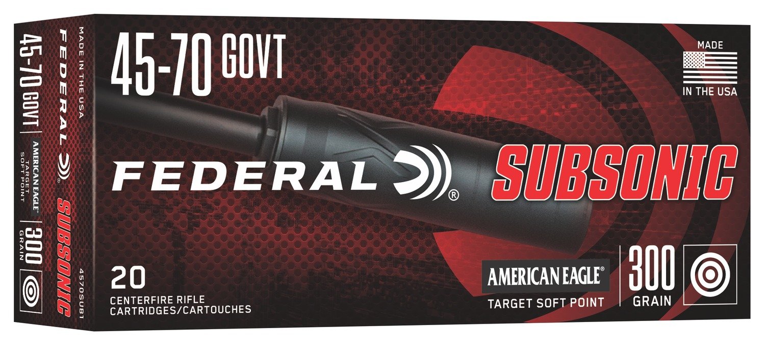 Buy Federal 4570 300gr TSP Subsonic Ammunition 20/10 online