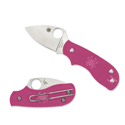 Spyderco C154PPN Squeak Pink Living Beyond Breast Cancer Folding Knife