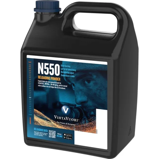 Vihtavuori T55080 N550 Rifle Powder 8lbs