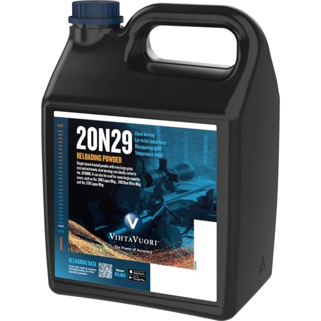 Vihtavuori T10999 20N29 Rifle Powder 8lbs for .50 BMG & Magnum Rounds - 20N29