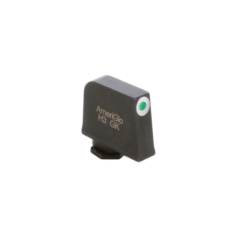 AmeriGlo GL-112-385 Tritium Front Sight for Glock Green White Outline - Ameriglo