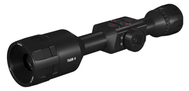 ATN Thor 4 384 Thermal Rifle Scope, 2-8x25mm, Obsidian IV Dual Core, 1280p Video, 720p Streaming, Smart Range Finder, 3D Gyroscope, iOS & Android Compatible - ATN for sale at Bang-Bang Tactical