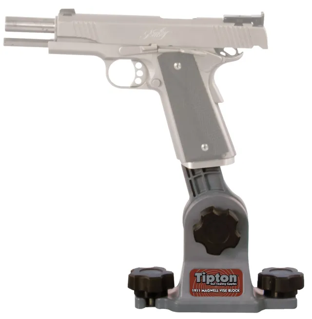 Buy Tipton 1911 Magazine Well Vise Block 558080 Gray/Red online