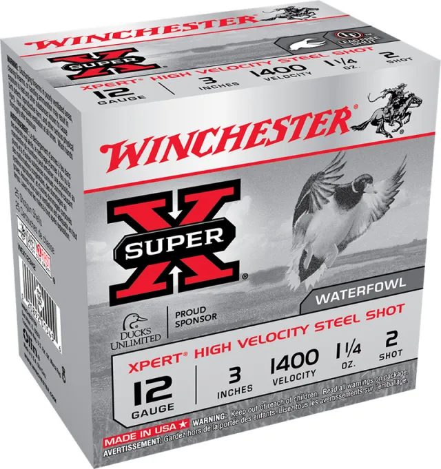 Winchester Xpert Steel Waterfowl 12 Gauge 3" #2 1-1/4 oz.