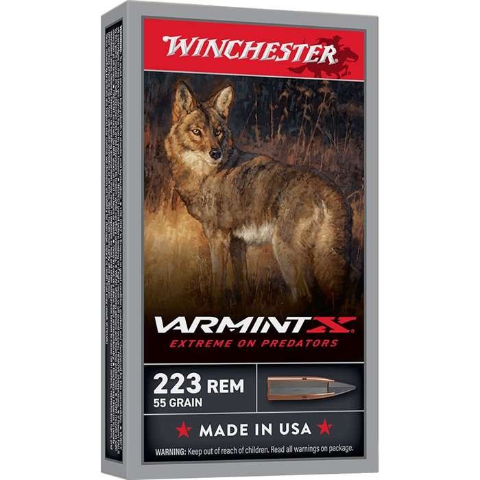 Winchester X223PXP Varmint X 223Rem 55gr Extreme Point Ammo 20/Box - Winchester - 223 Rem